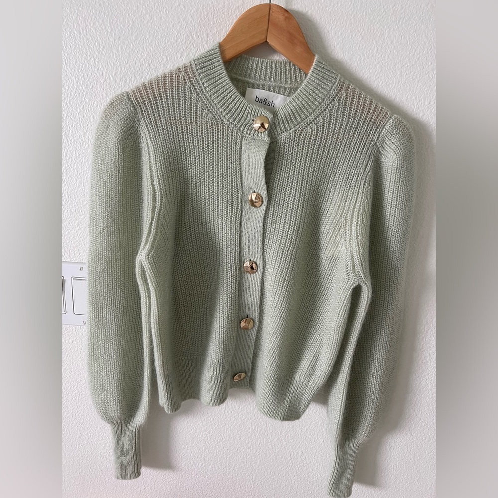Ba&sh Cardigan Baylor with Gold Buttons